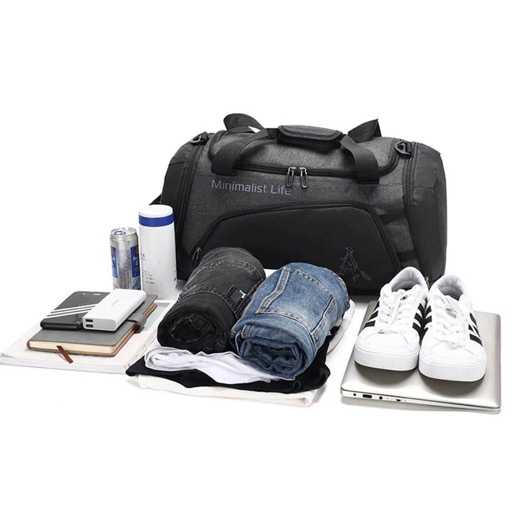 Waterproof Nylon Gym Bag | Perfect for Fitness & Travel