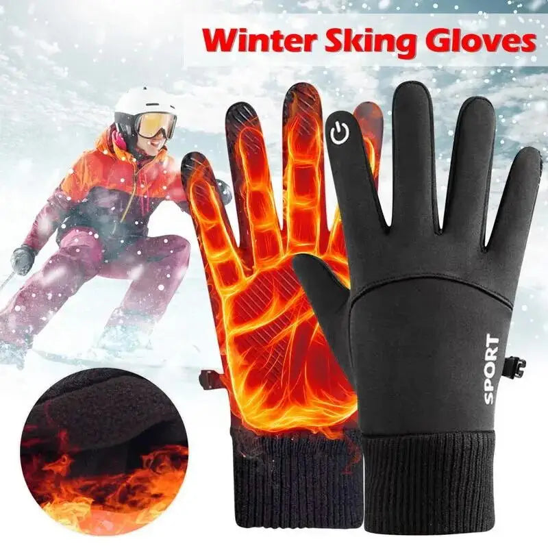 Guantes térmicos deportivos impermeables para invierno | Perfectos para actividades al aire libre