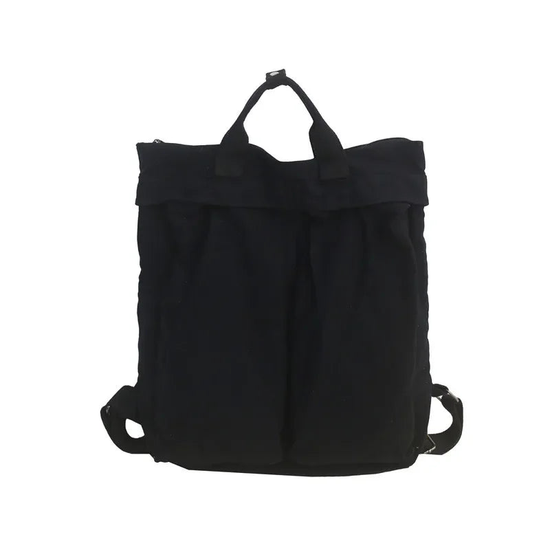 High Capacity Solid Color Backpack for Women & Teens | Travel & School Bag