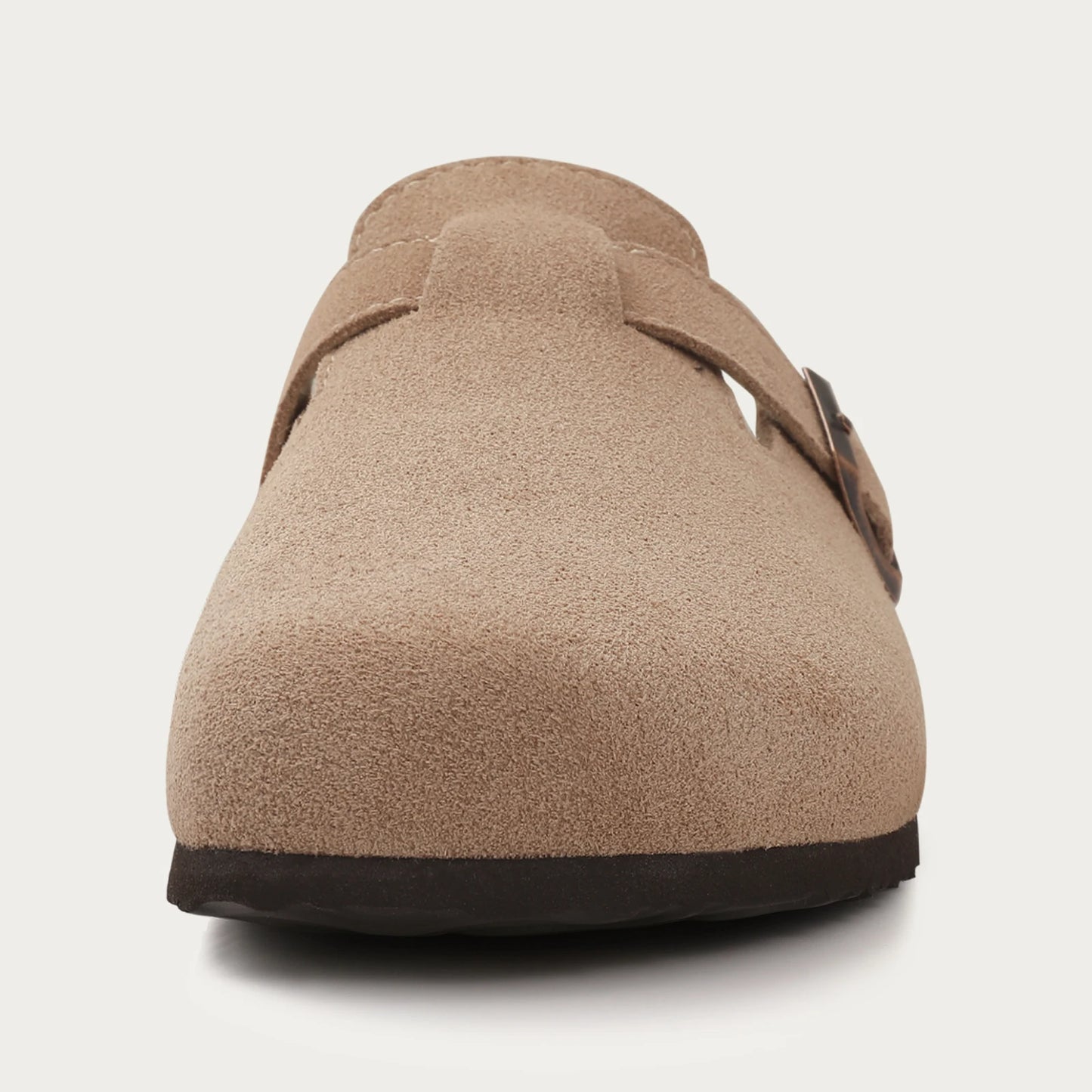 Shevalues Suede Clogs For Women Men Summer Cork Mules Soft Footbed Sandals With Arch Support  New Leisure Fashion Genuine Clogs