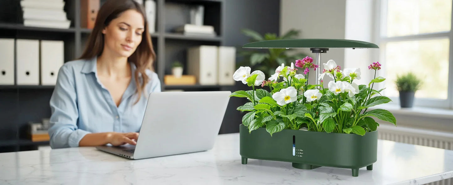Indoor Herb Garden Kit | 15 Pods with Smart Grow Modes