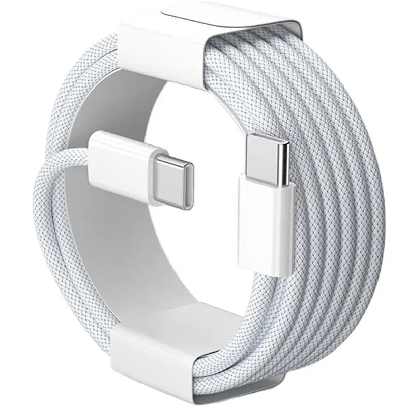 60W USB-C Fast Charger Cable | Nylon Braided Data Transfer