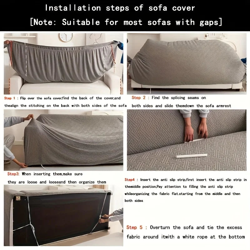 Elastic Anti-Slip Sofa Cushion Cover | Pet & Child Friendly Protection