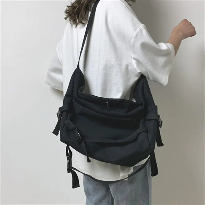 Stylish Canvas Crossbody Bag for Women | Versatile Messenger Purse