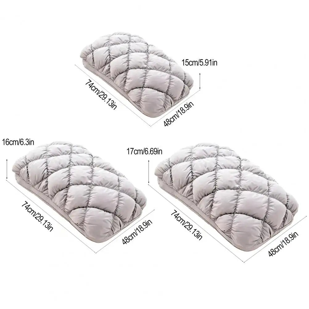 Cotton Pineapple Bun Pillow | Soft Neck Support for Sleep