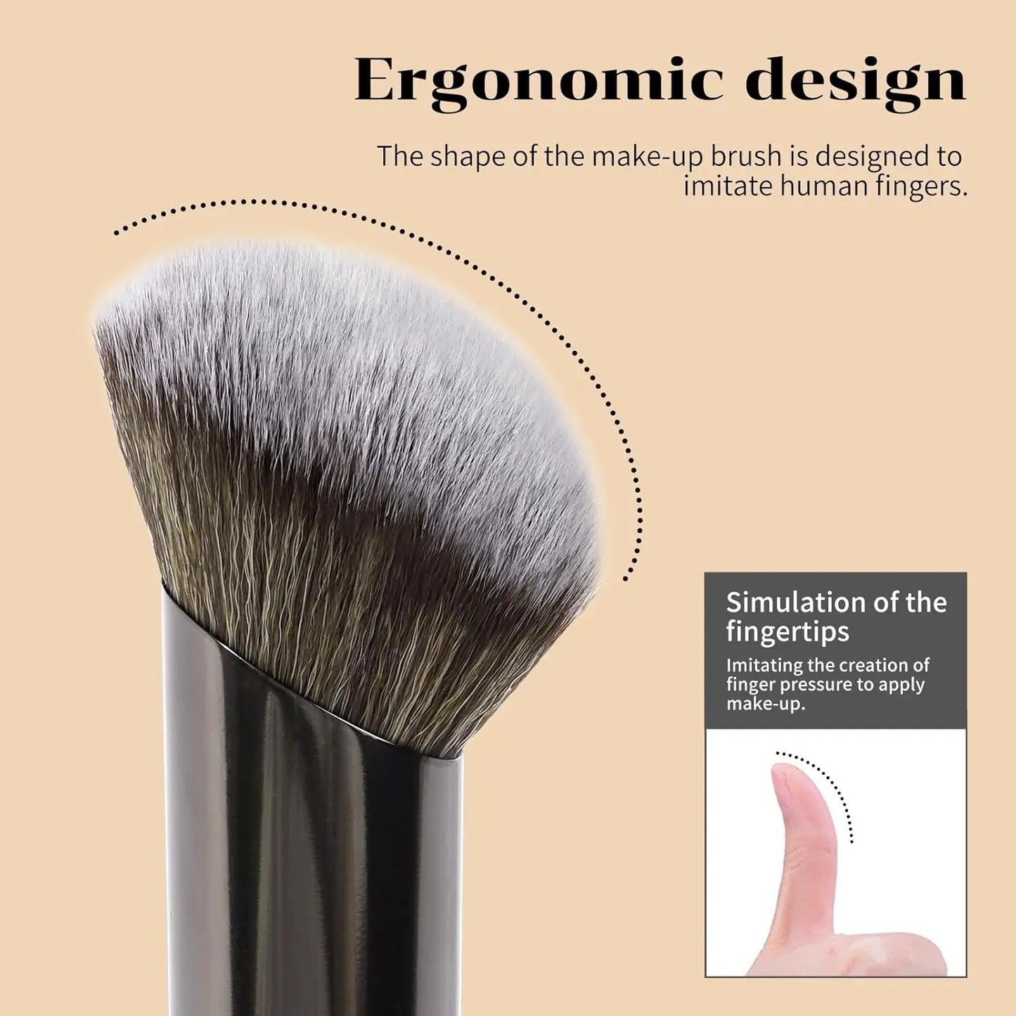 7pcs Double Sided Kabuki Makeup Brush Set | Flawless Finish