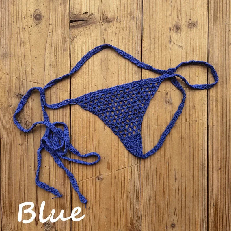 Mini Crochet Lace Thong Bikini | Perfect for Sunbathing & Swimming