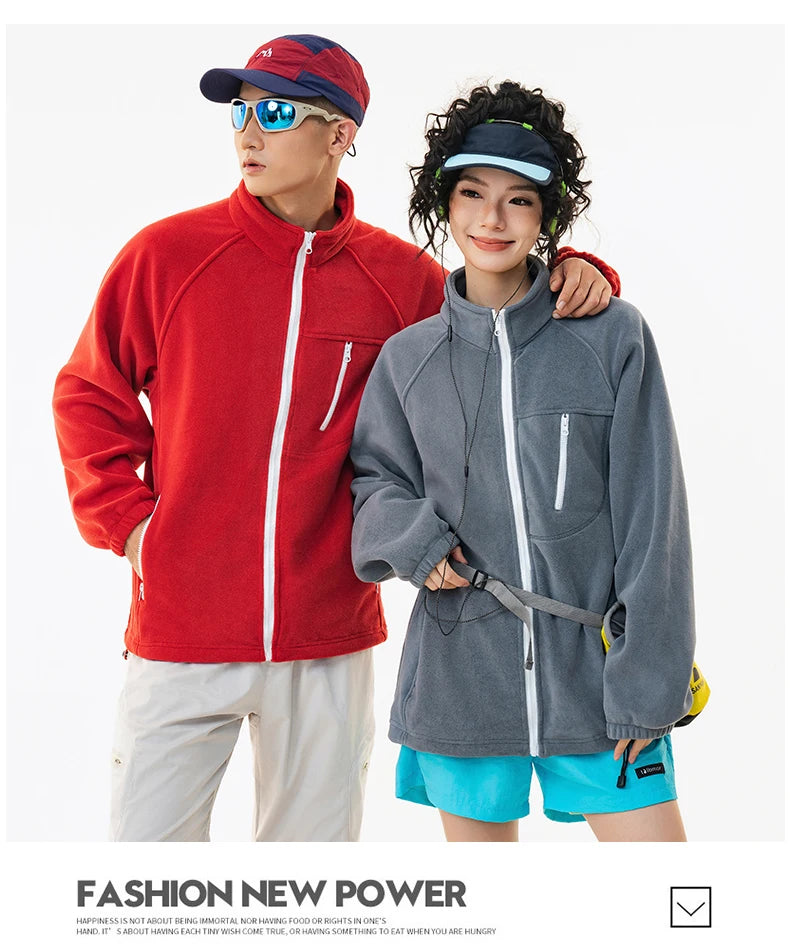 Lightweight Waterproof Fleece Jacket for Outdoor Adventures