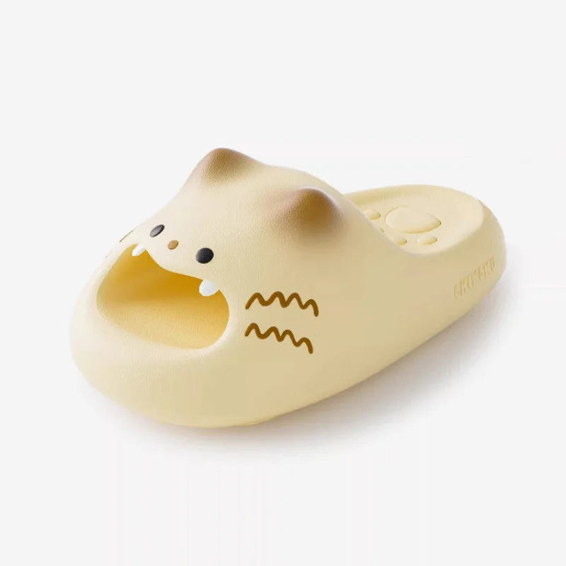 Cute Cat Paw Summer Slippers for Men and Women | Funny Cartoon Slides
