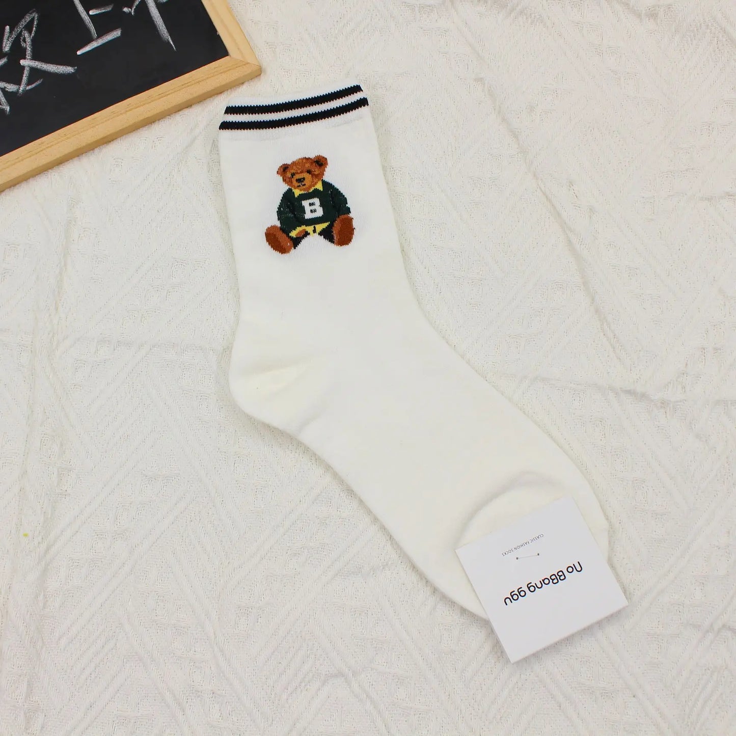Adorable Women's Striped Cartoon Socks | Cute Kawaii Style
