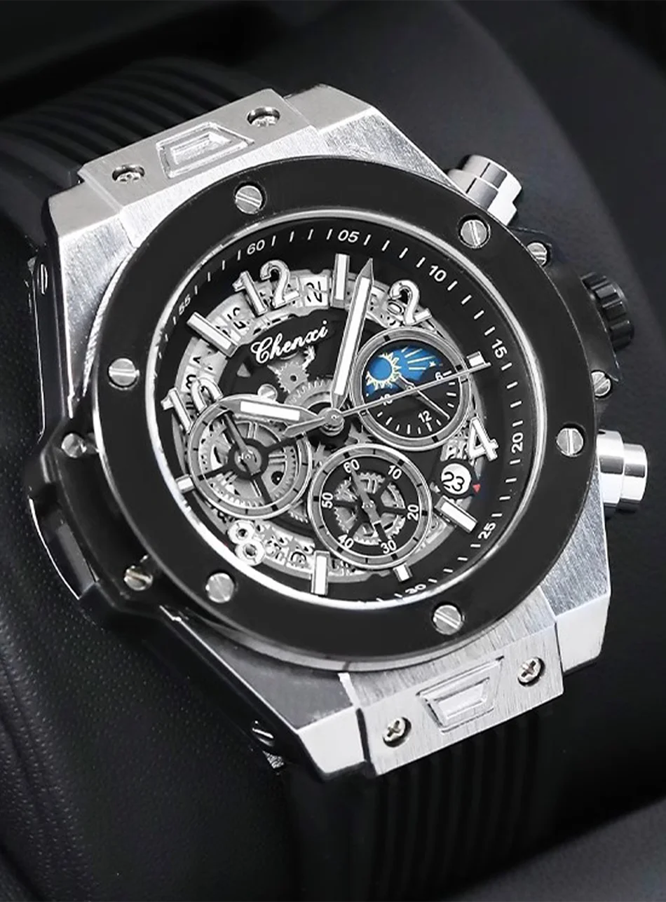 Multifunctional Waterproof Military Sports Watch for Men