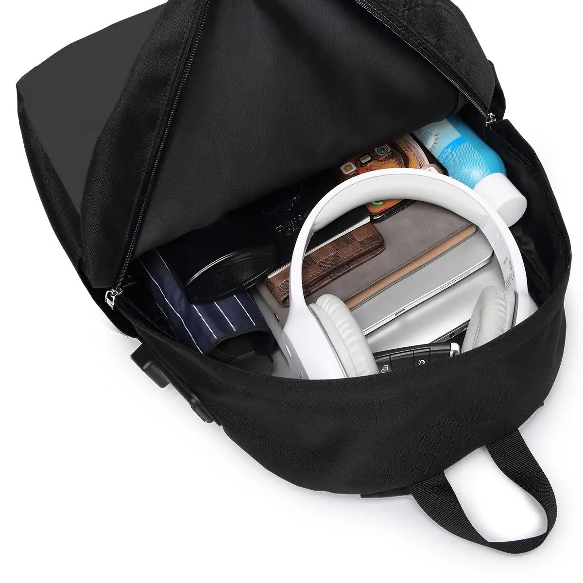 Versatile Letter R Logo Backpack for Travel and College Use