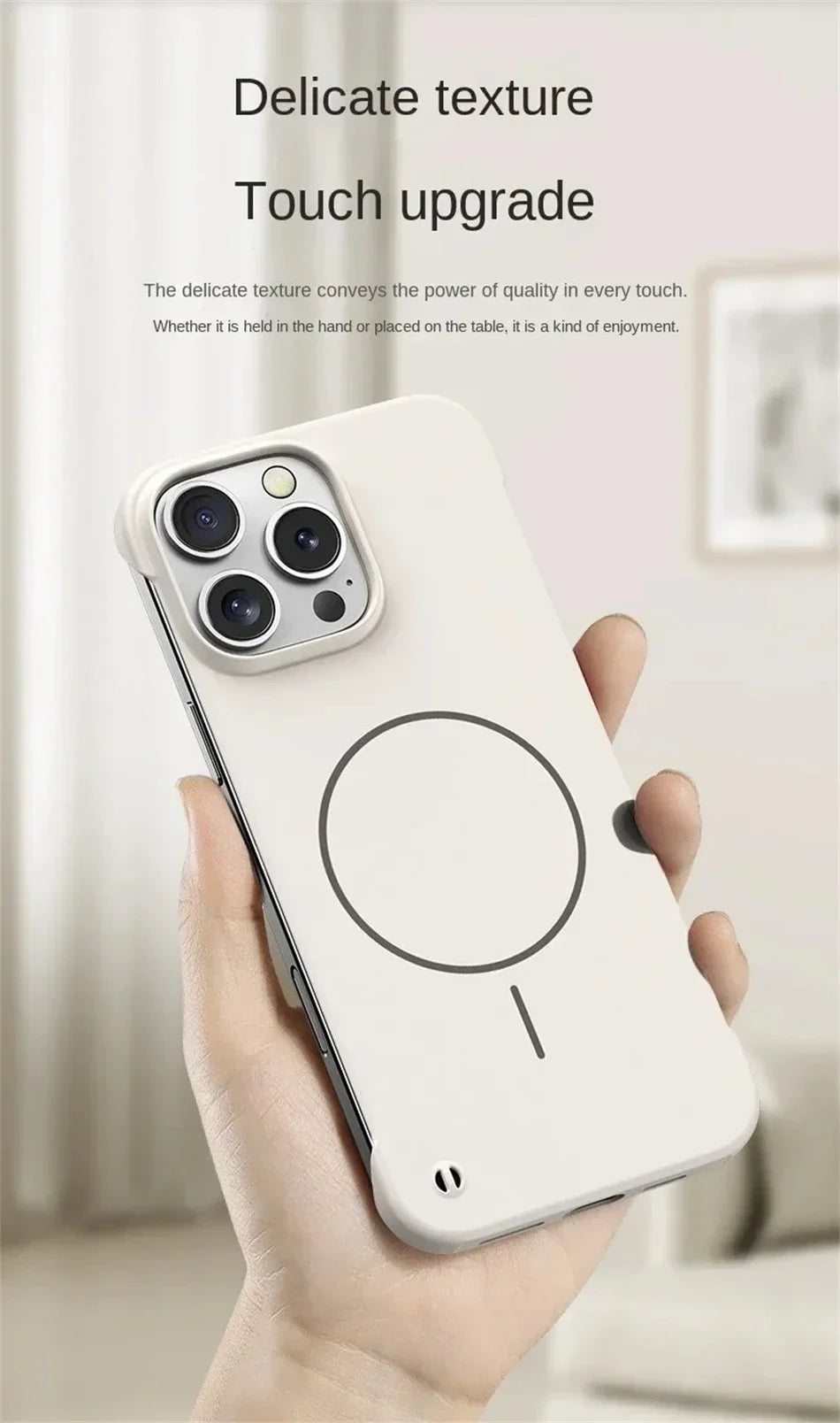 Ultra Thin Matte Frameless Phone Case | Shockproof & Stylish Protection