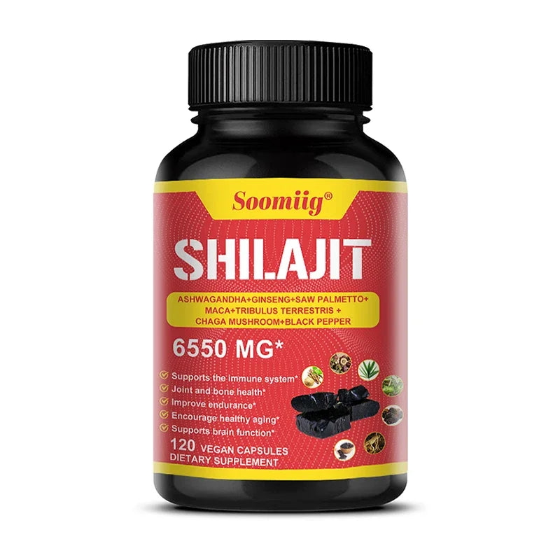 Pure Himalayan Shilajit Capsules | Support Healthy Aging & Recovery