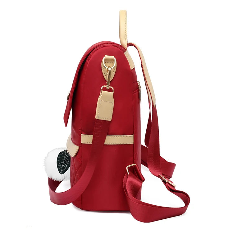 Chic Women's Backpack | Adjustable Straps & Zipper Closure