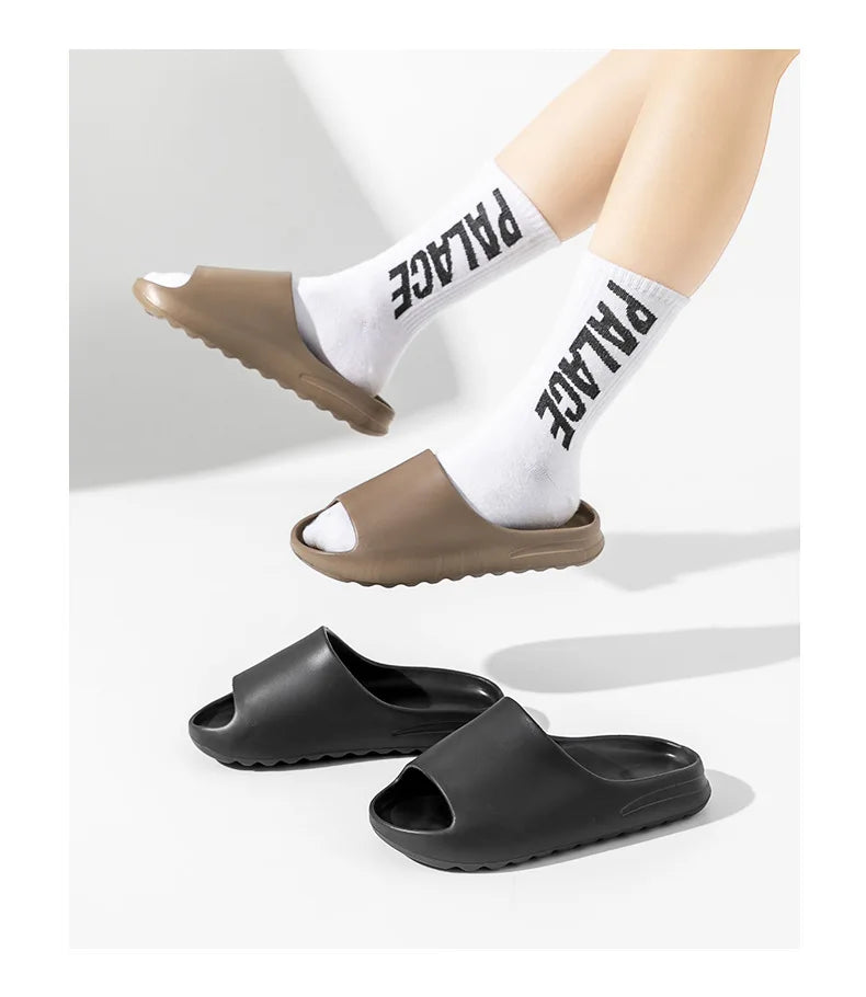 Women's Cloud Thick-Soled Coconut Slippers | Summer Bath Slides