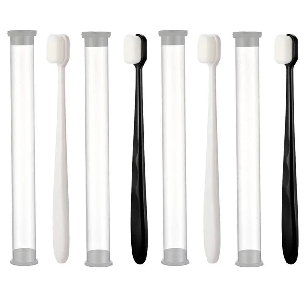 4pcs Ultra Soft Micro-Nano Bristles Toothbrush | Gentle Gum Care