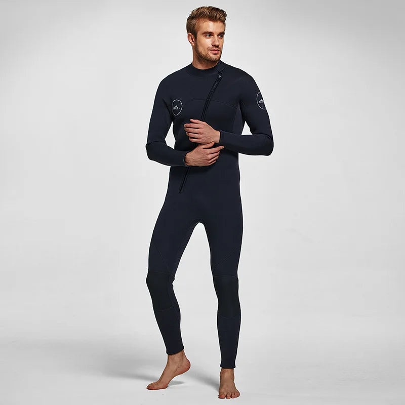 3mm Neoprene Full Sleeve Wetsuit for Men | Perfect for Water Sports