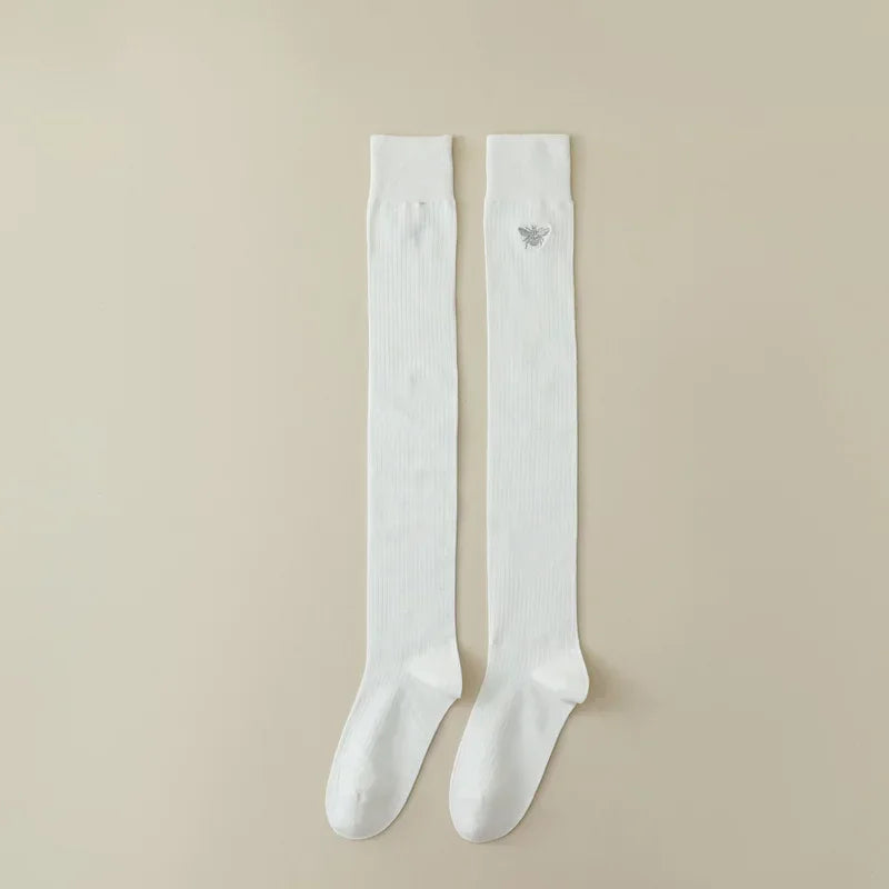Stylish Women's Cotton Thigh High Stockings | Trendy and Comfortable
