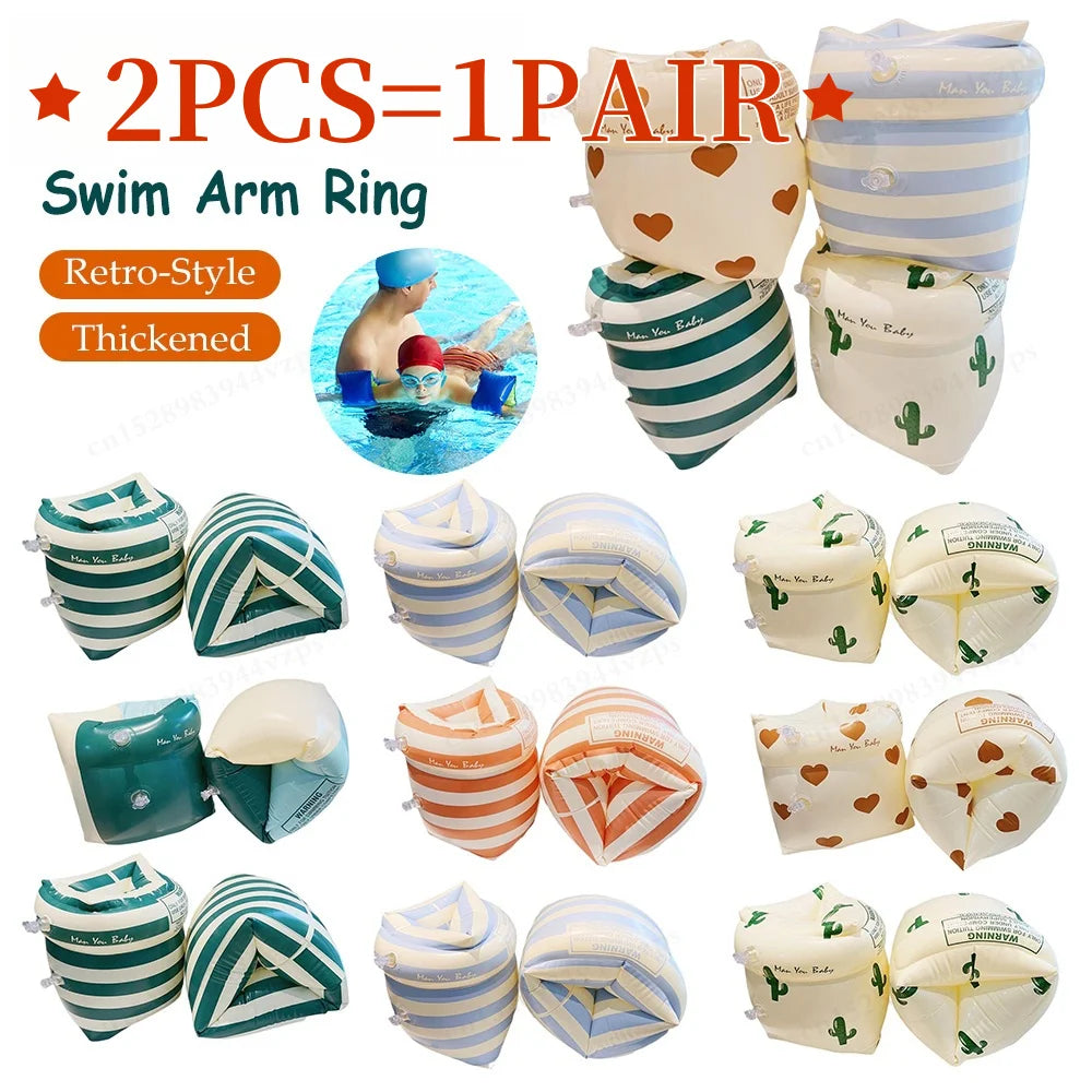 Inflatable Arm Floaters for Kids and Adults | Pool Safety Gear