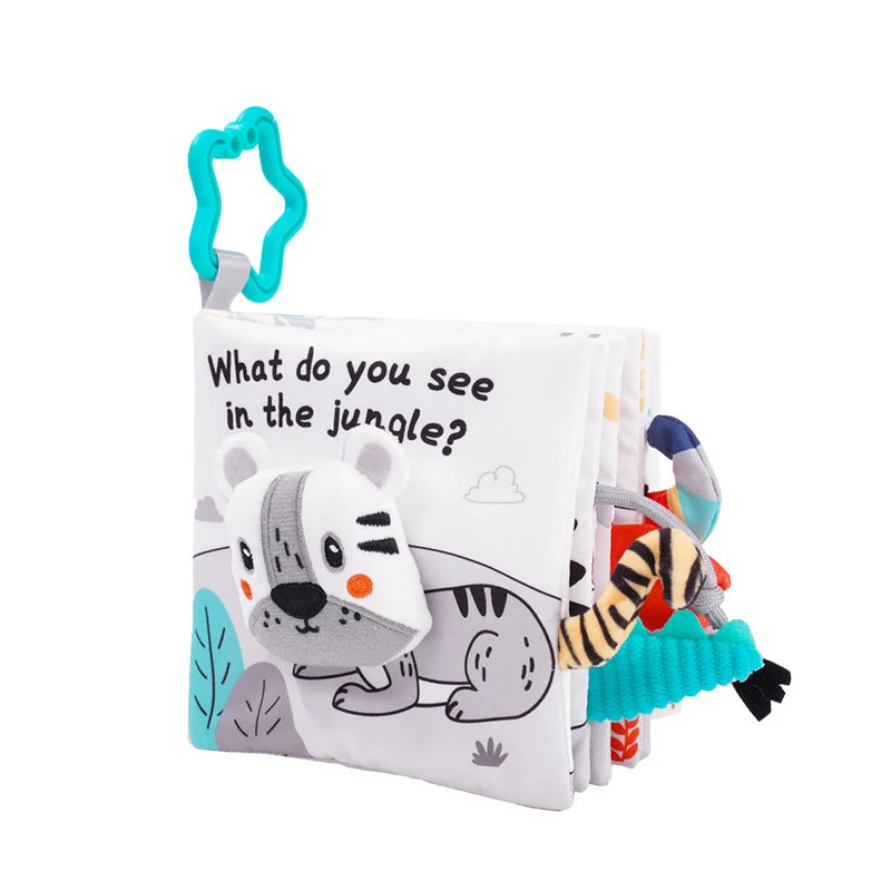 Soft Baby Cloth Animal Book | Engaging Sensory Learning Toy