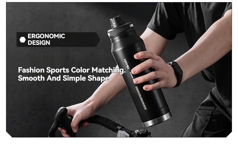 1L Insulated Stainless Steel Water Bottle | Vacuum Flask for Outdoors
