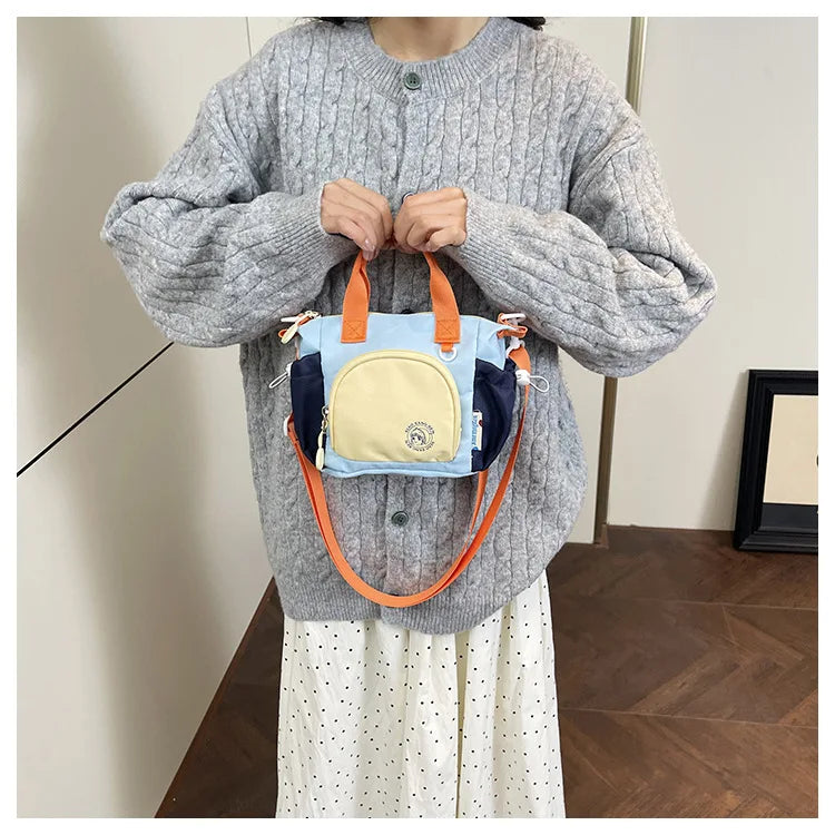 Elegante Bolso de Hombro Color Block | Bandolera Versátil para Mujer