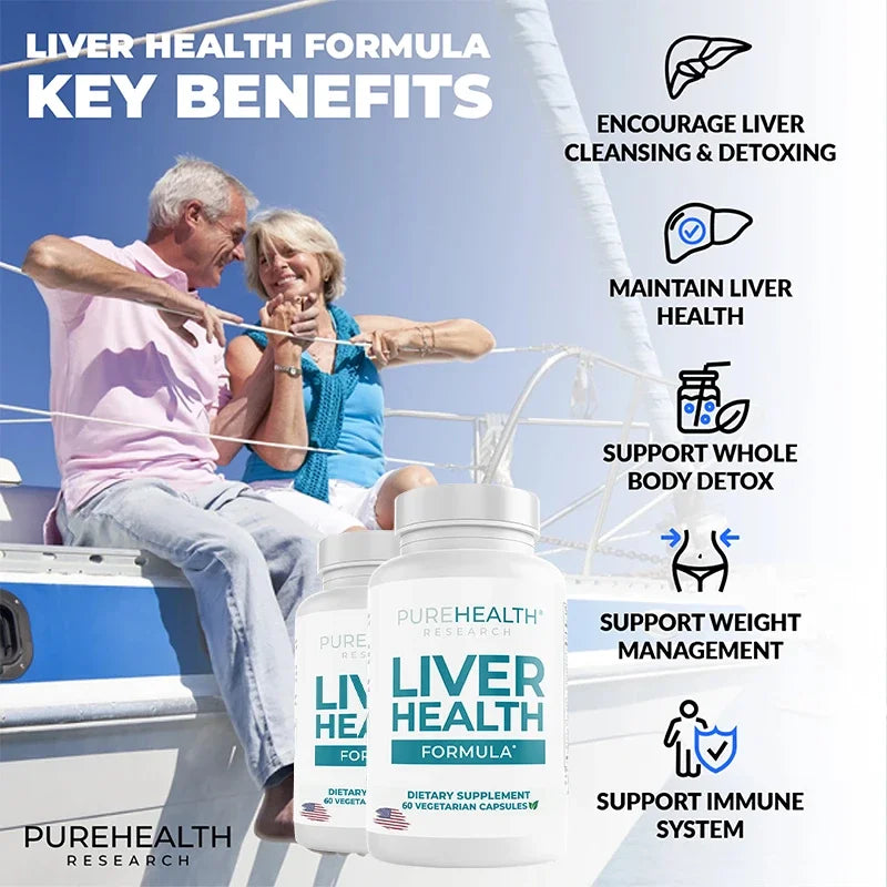 Liver Health Supplement with Milk Thistle, Ginger & Turmeric