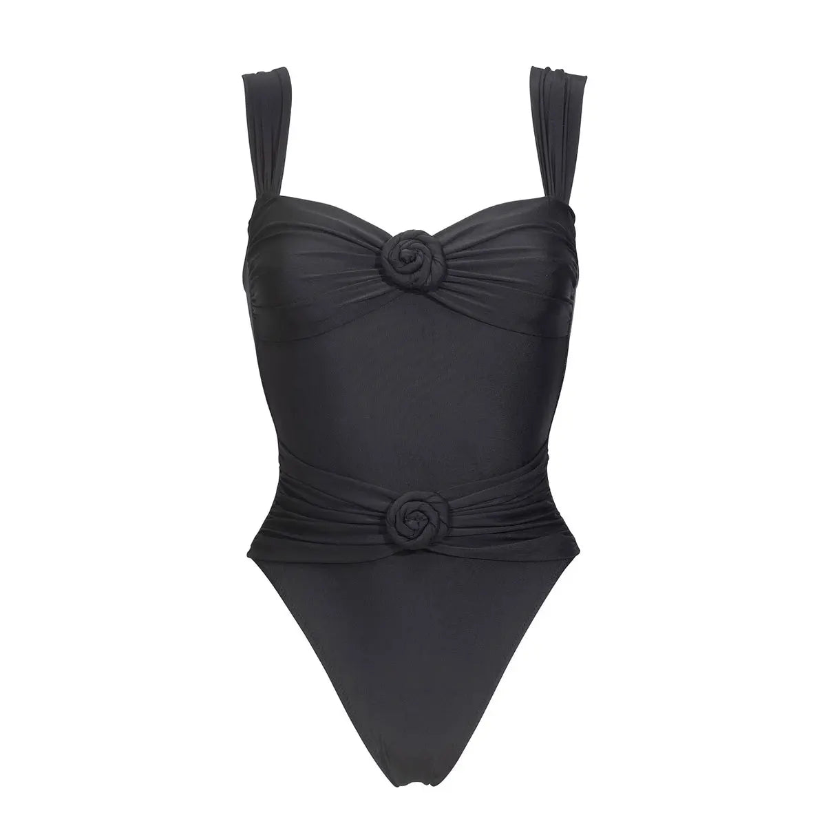 Flower Bikini Women Sexy Swimsuit | Push Up Solid Bathingsuit