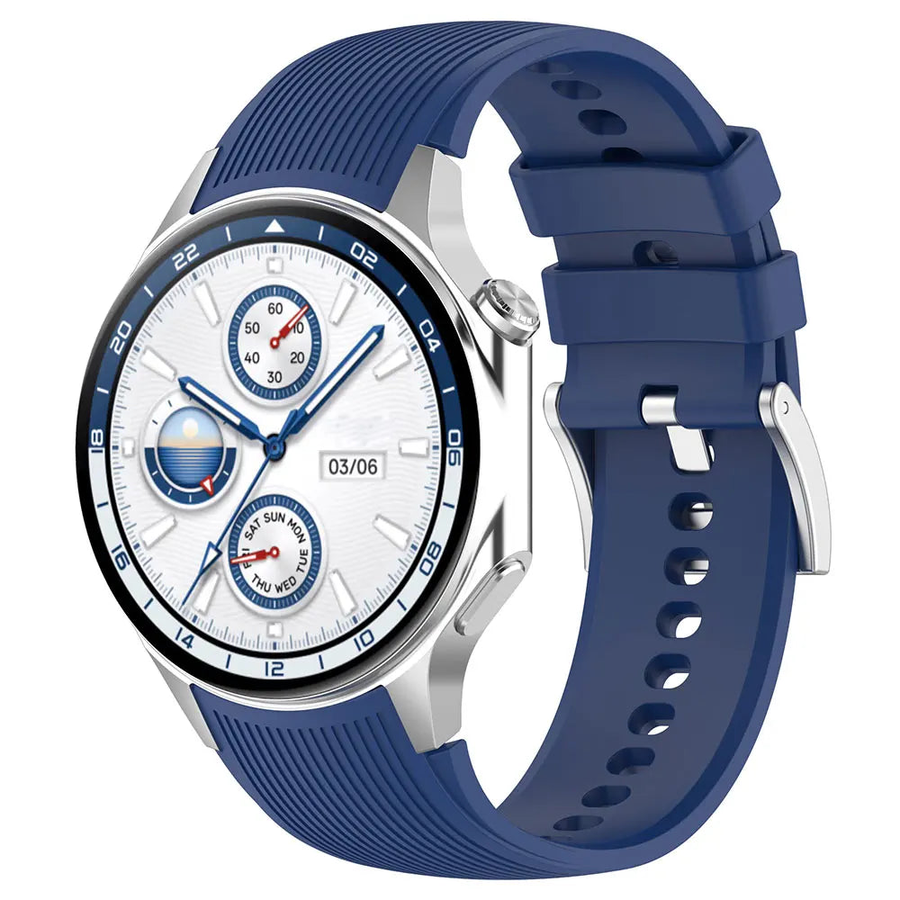 No-Gap Silicone Watch Band | Comfort Fit Sport Strap for Smartwatches