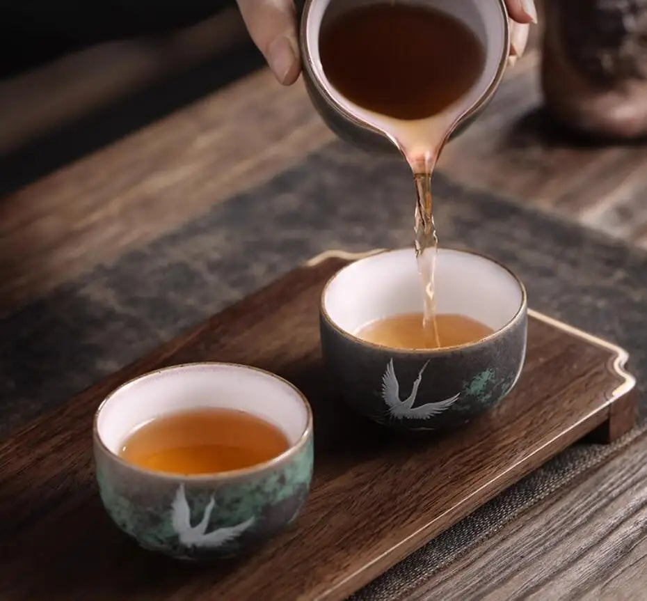 Elegant Japanese Style Ceramic Coffee Cup | Eco-Friendly Drinkware