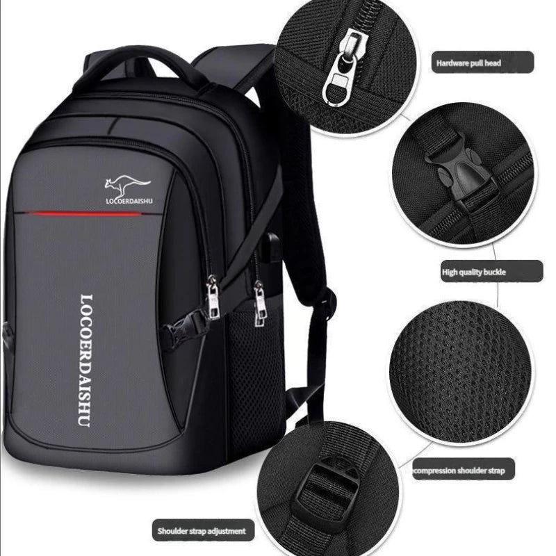Large-Capacity Trendy Backpacks for School & Travel | Unisex