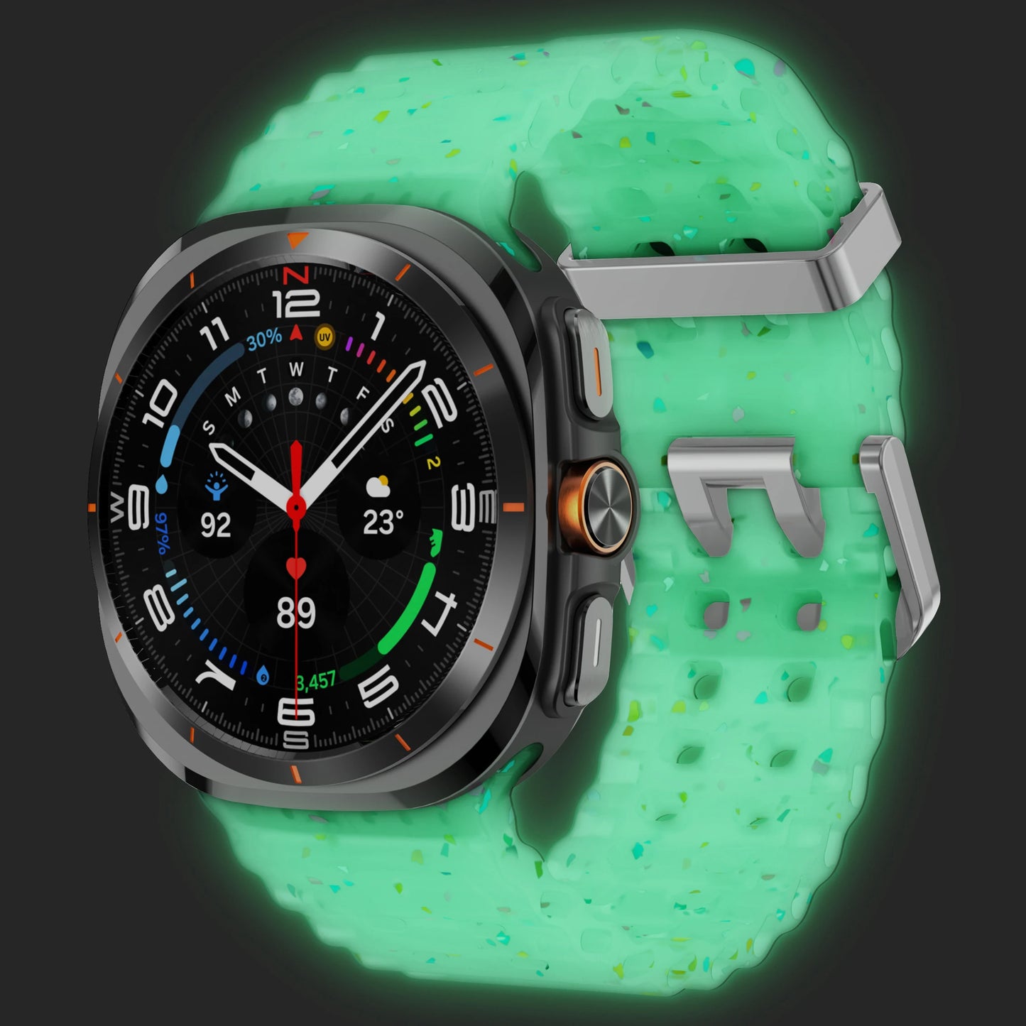 Luminous Ocean Strap for Smartwatch | Sport Silicone Band