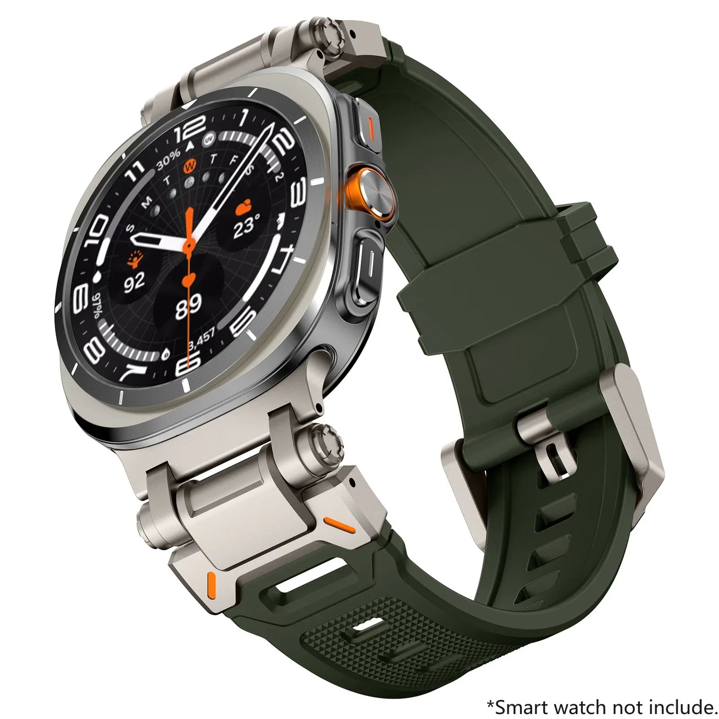 Luxury Rubber Strap for Galaxy Watches | Sporty & Comfortable Band