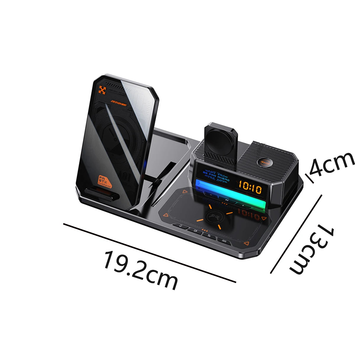 30W 3-in-1 Wireless Fast Charging Dock | Foldable Magnetic Charger