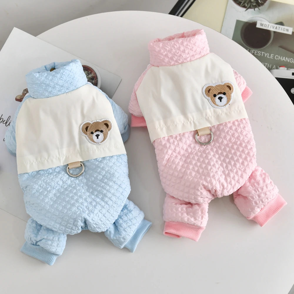 Windproof Pet Apparel for Small Dogs | Stylish & Cozy Jumpsuits