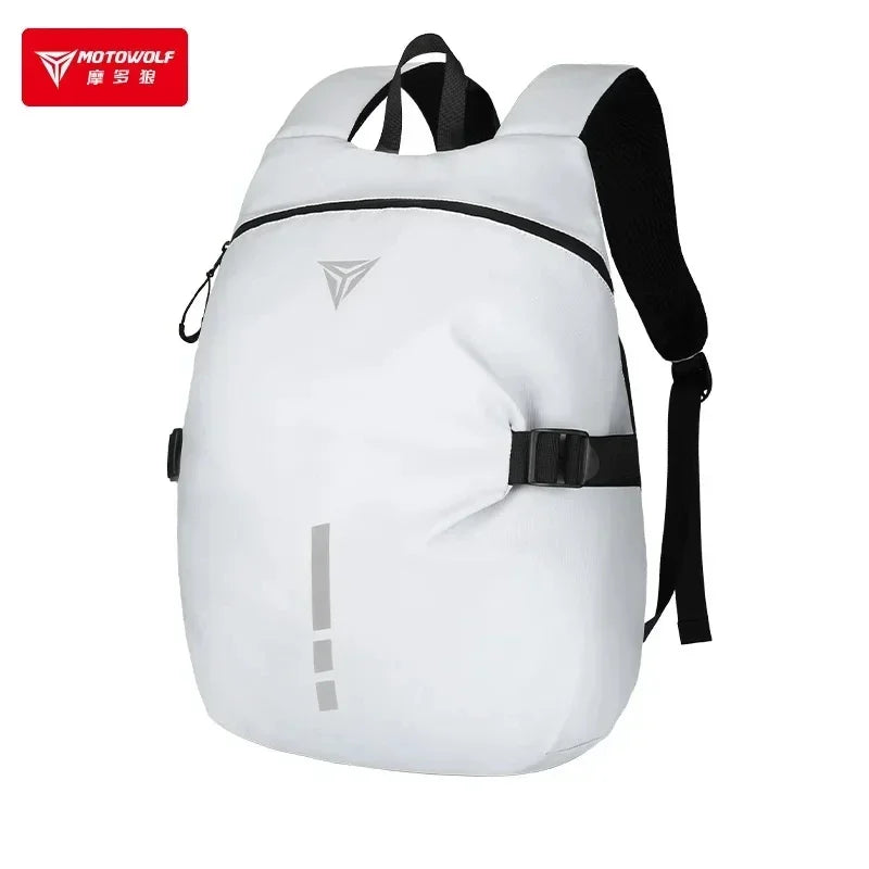 Large Capacity Motorcycle Rider Backpack | Waterproof Reflective Bag