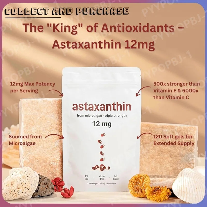 Astaxanthin Supplement Softgels | Powerful Antioxidant Support