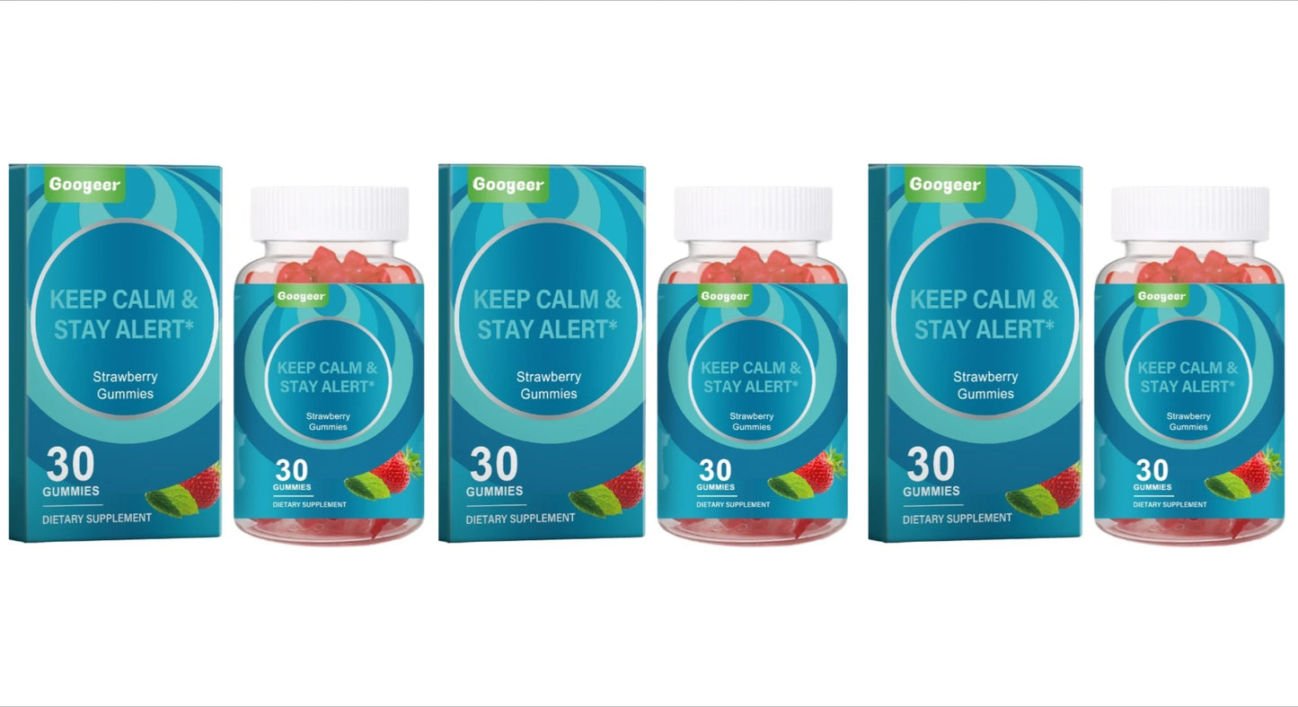 Strawberry Gummies with Vitamin C | Nail Health & Relaxation