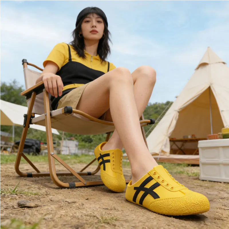 Comfortable Soft Sole Women Mules and Clogs Spring 2026 Platform Outdoor EVA Slippers Woman Trainers Plus Size 45 Casual Flats