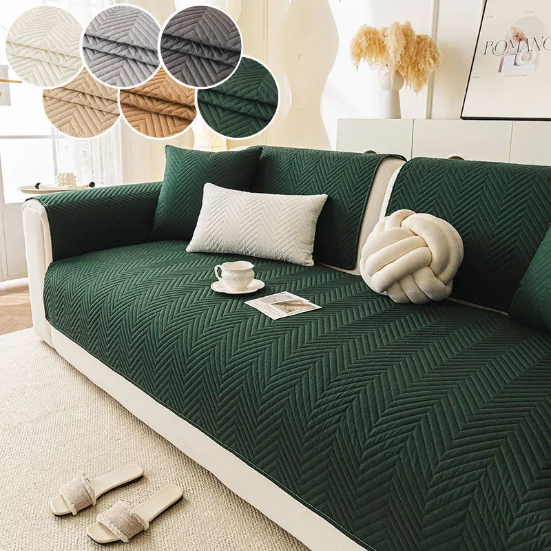 W-Shaped Sofa Cushion | All-Season Antislip Cover for Sofas