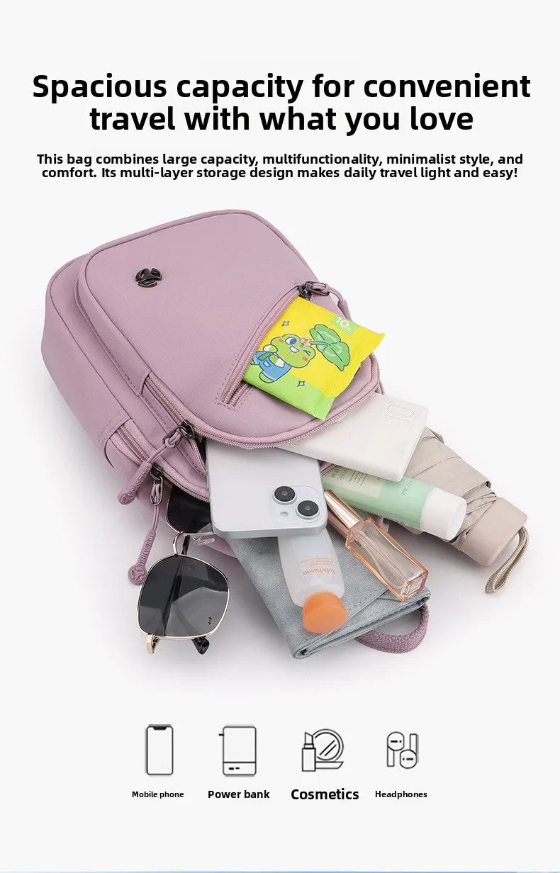 Stylish Urban Minimalist Chest Bag for Women | Multi-Functional Satchel