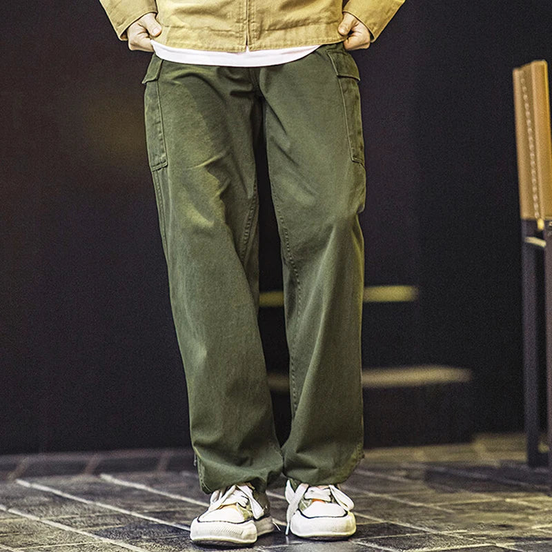 Men's Vintage Multi-Pocket Tactical Cargo Pants | All-Season Comfort