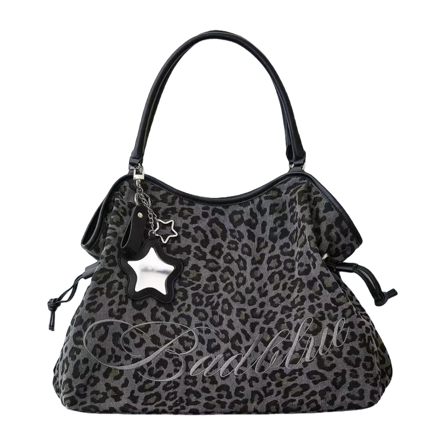 Large Capacity Leopard Print Tote Bag | Trendy Shoulder Handbag