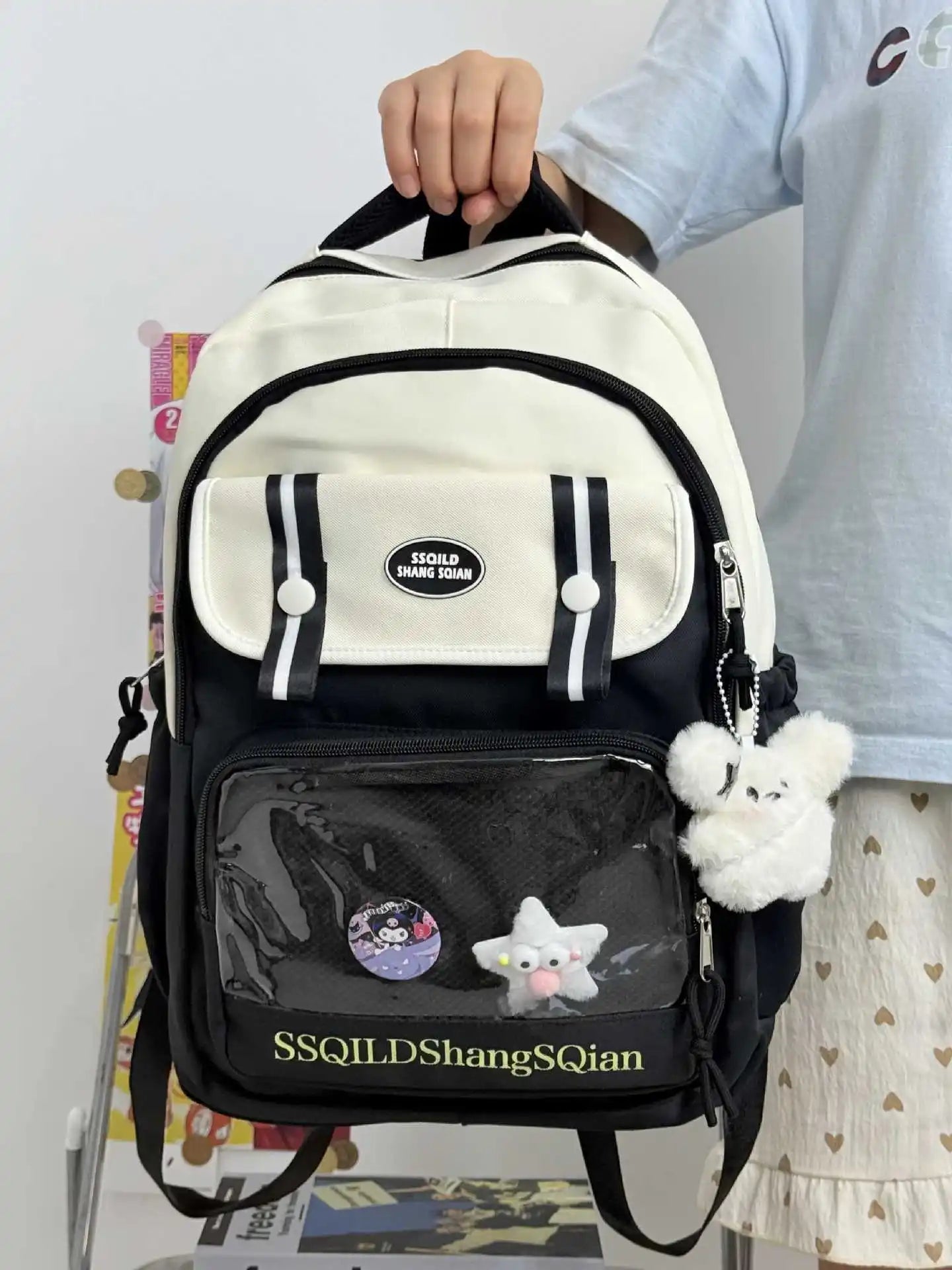 Cute Japanese Style Versatile Backpack | Fashionable Double Shoulder Bag