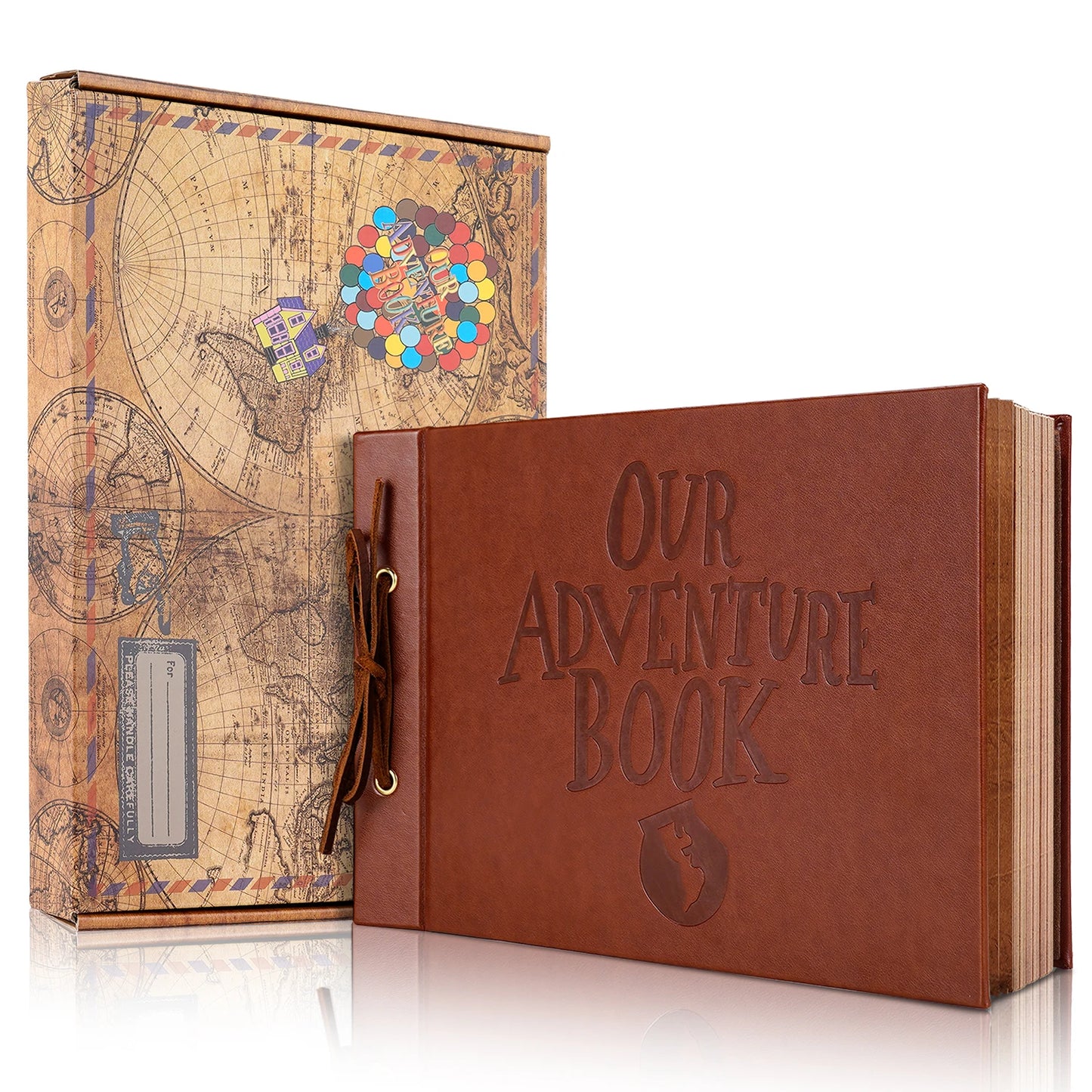 DIY Handmade Photo Album | 80 Pages Adventure Scrapbook Gift
