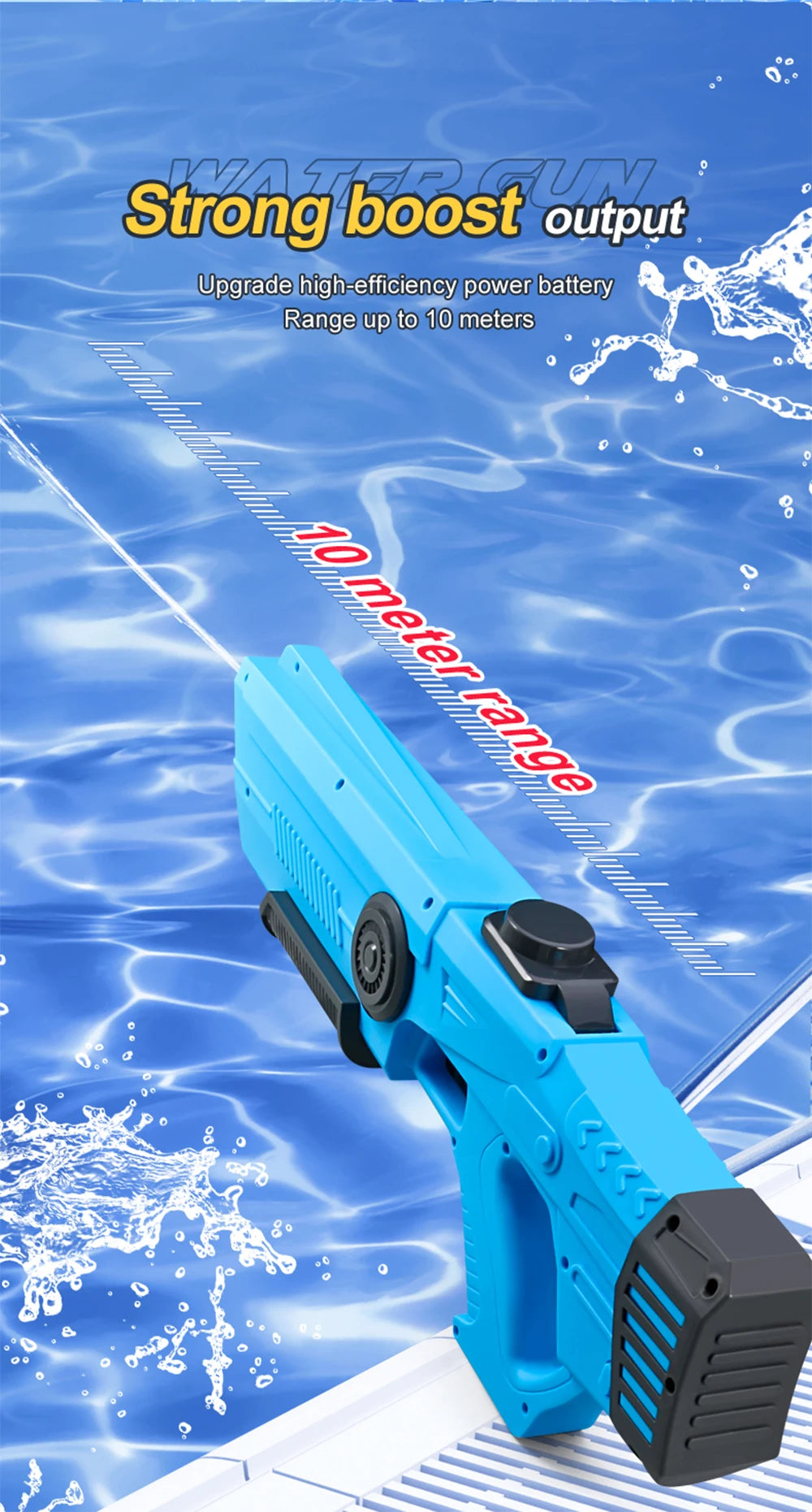Electric Automatic Water Storage Spray Gun | Summer Fun