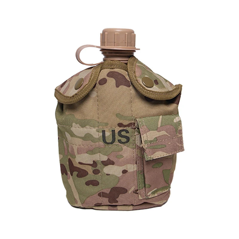 Large Capacity Military Canteen Bottle for Outdoor Adventures