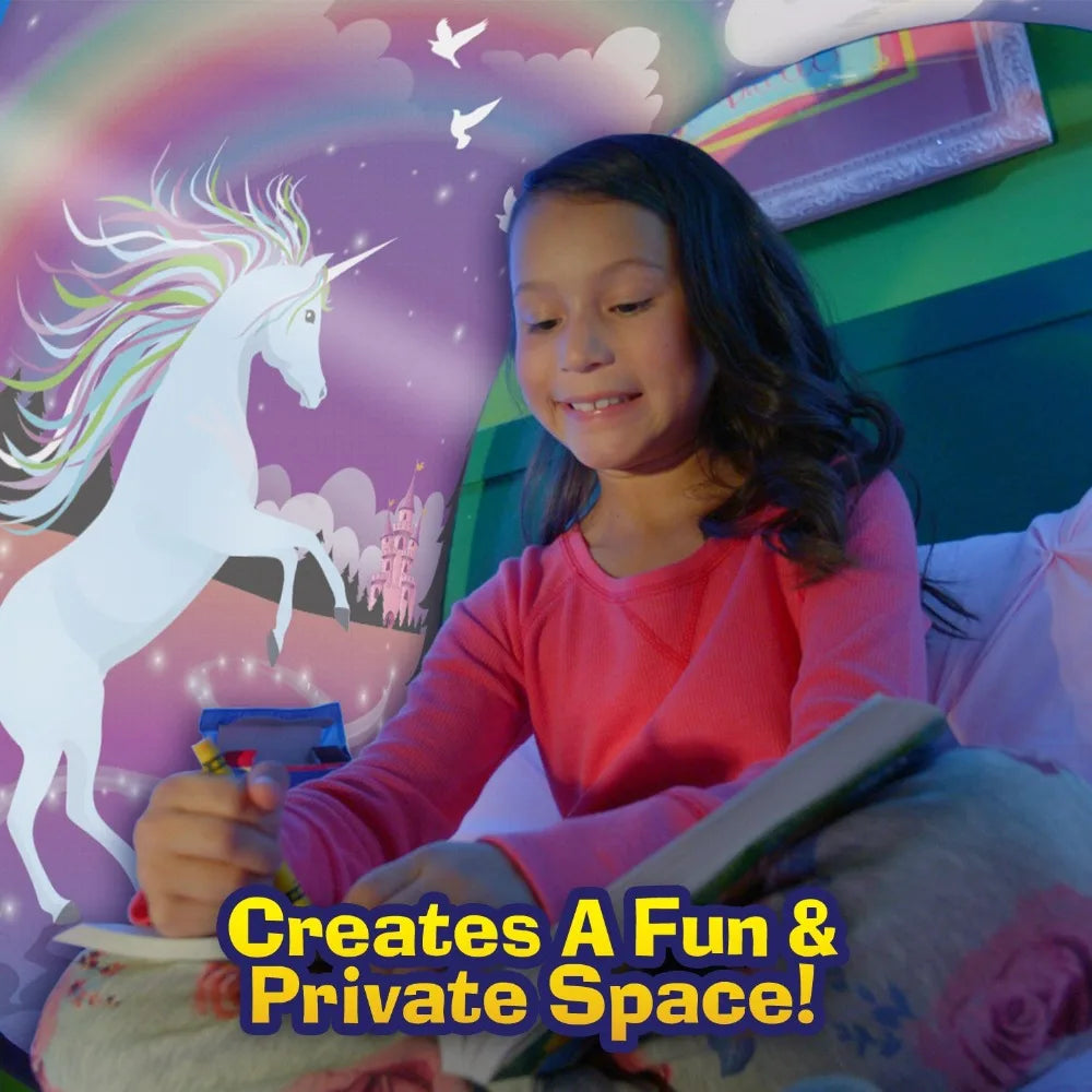 Dream Tent with Light Show for Kids | Foldable Bed Tent