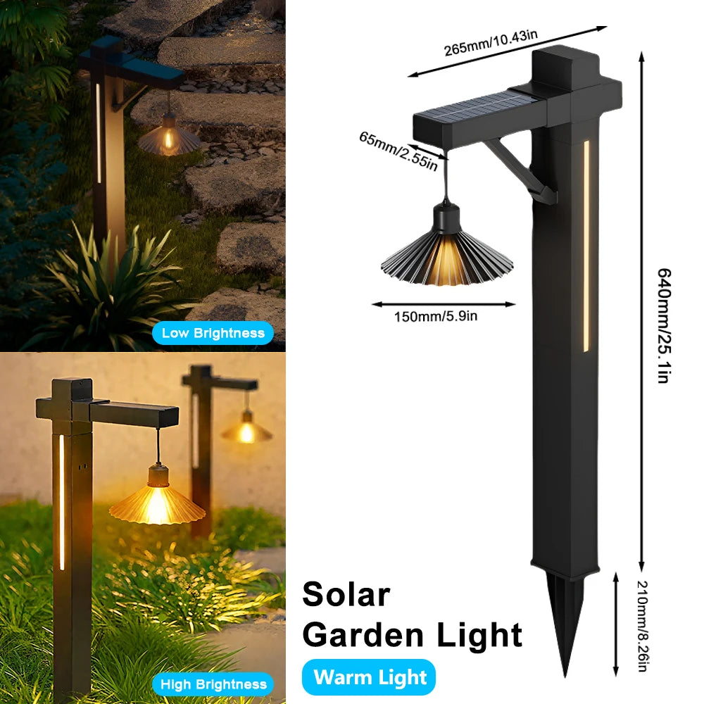 Outdoor Solar Powered Pathway Lights | Waterproof Landscape Lighting